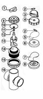 6540-876 Diverter Cap 2004-2005 Sundance