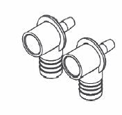 6540-916 Waterfall Elbow: 7" Cascade  680 Burlington (2006-2007)
