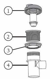 6541-023 Waterfall Valve Nut