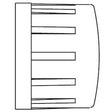 Cap: 3/4in